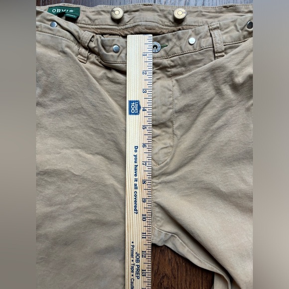 Orvis Pants Khaki Men's Size 38x32 With Suspender Buttons - Picture 5 of 7